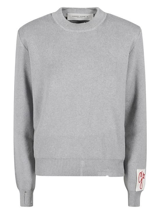 골든구스 25FW 골든구스 코튼 라운드넥 스웨터 GWP00836 P000662 60255 DOM