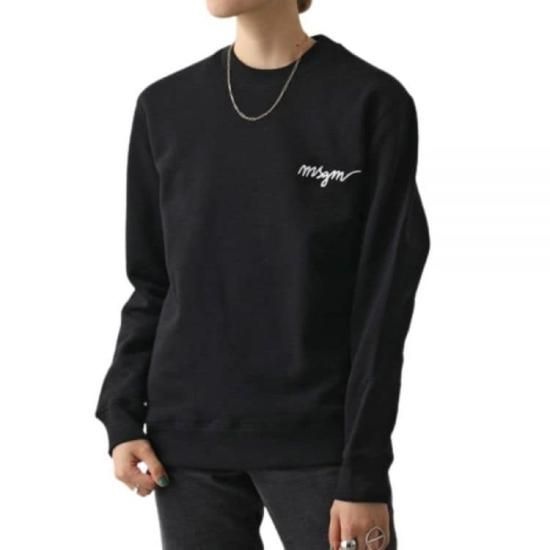 MSGM 엠에스지엠 긴팔 티셔츠 2000MDM543 200001 99 BLACK DOM