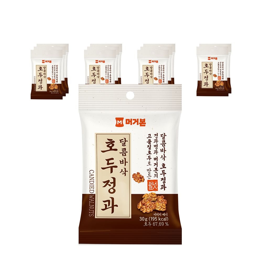 머거본 달콤바삭 호두정과 30G X 12봉