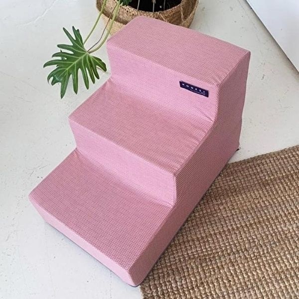 [셀러허브 스포츠레저]중소형펫 미끄럼방지 3단 펫스텝 U21226 스텝추천 계단