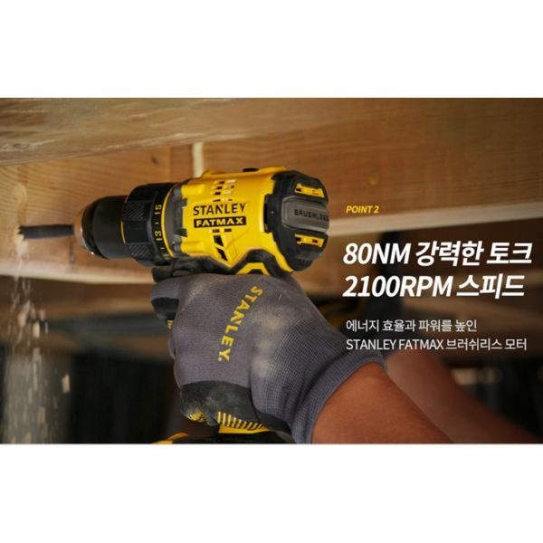 UnKnown 산업 안전용품 탠리 충전 드라이버 전동 드릴 SBD720M2K 20V 2팩