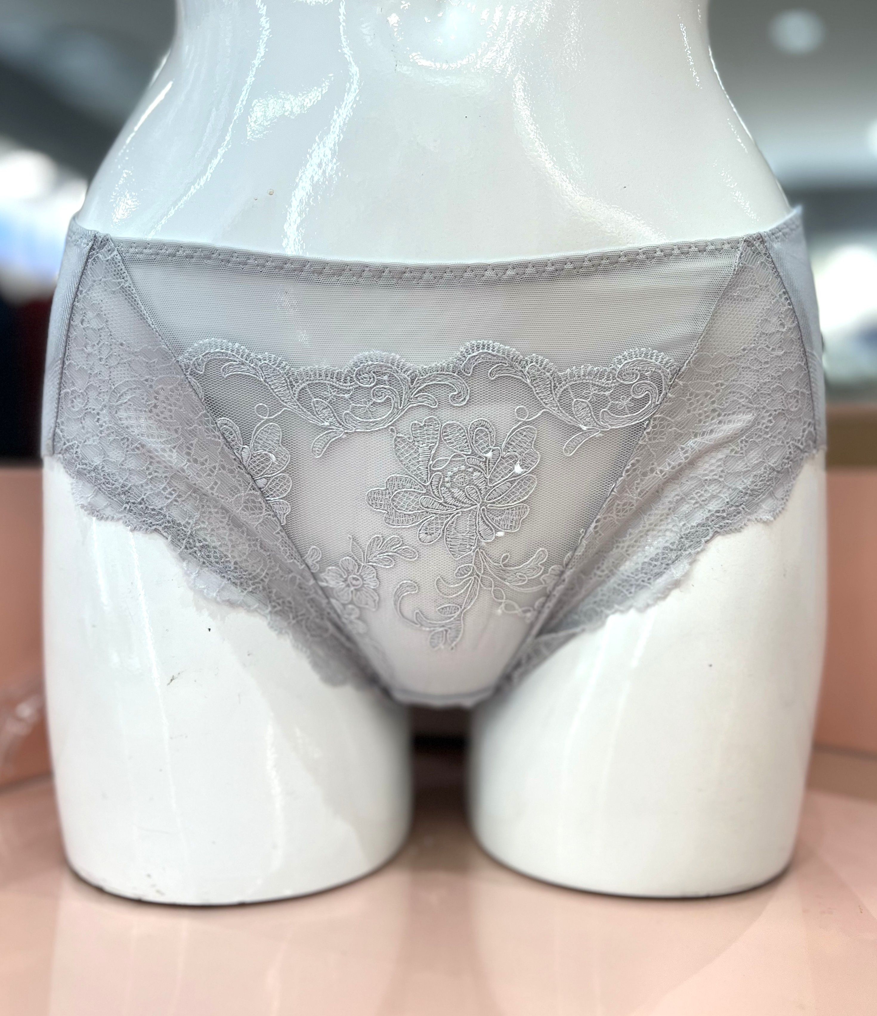 [롯데백화점] 비비안 여성 고급케미컬자수노라인햄팬티블루그레이BP6809P1 LE1220770581