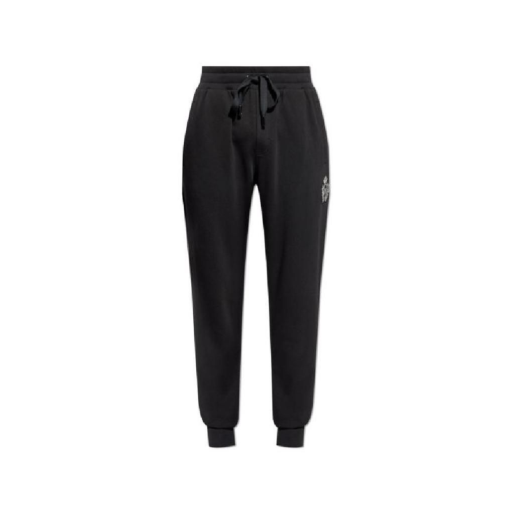 돌체앤가바나 Dolce Gabbana 로고 패치 스웨트팬츠 GP07TZG7PJ7 N0000 T