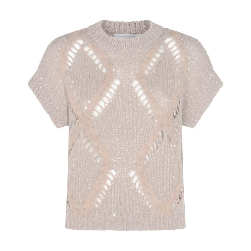 ANTONELLI FIRENZE 안토넬리 피렌체 [Q11]ANTONELLI FIRENZE 41682P40849B4 여성 니트 스웨터 가디건