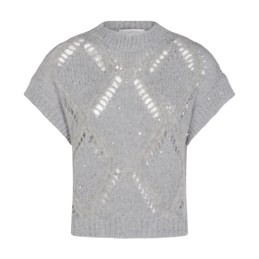 ANTONELLI FIRENZE 안토넬리 피렌체 [Q11]ANTONELLI FIRENZE 41682P40849B3 여성 니트 스웨터 가디건