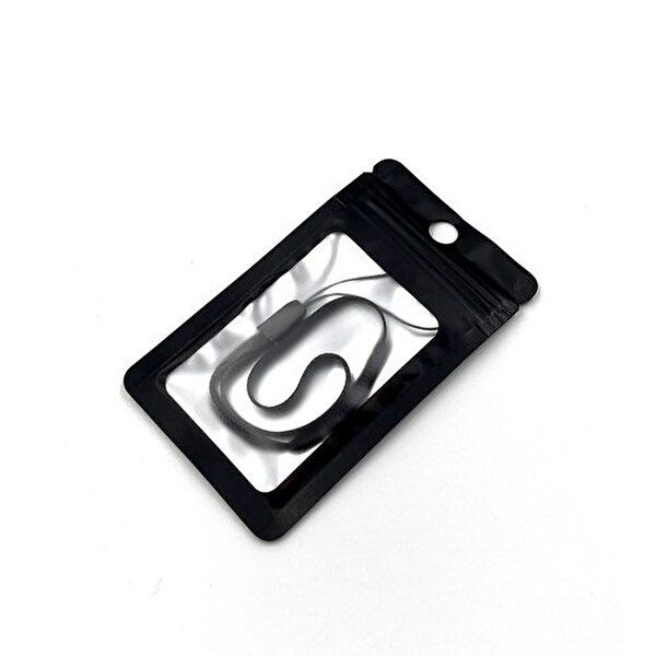 걸이형 지퍼백 블랙 (6X10cm)-WE533CE