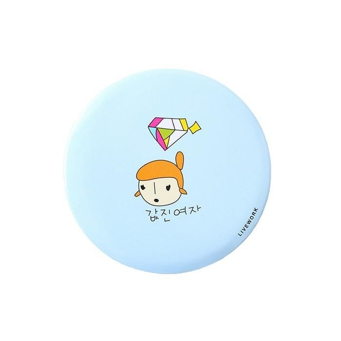 [클레아] 휴대용 미니 원형 손거울 1P