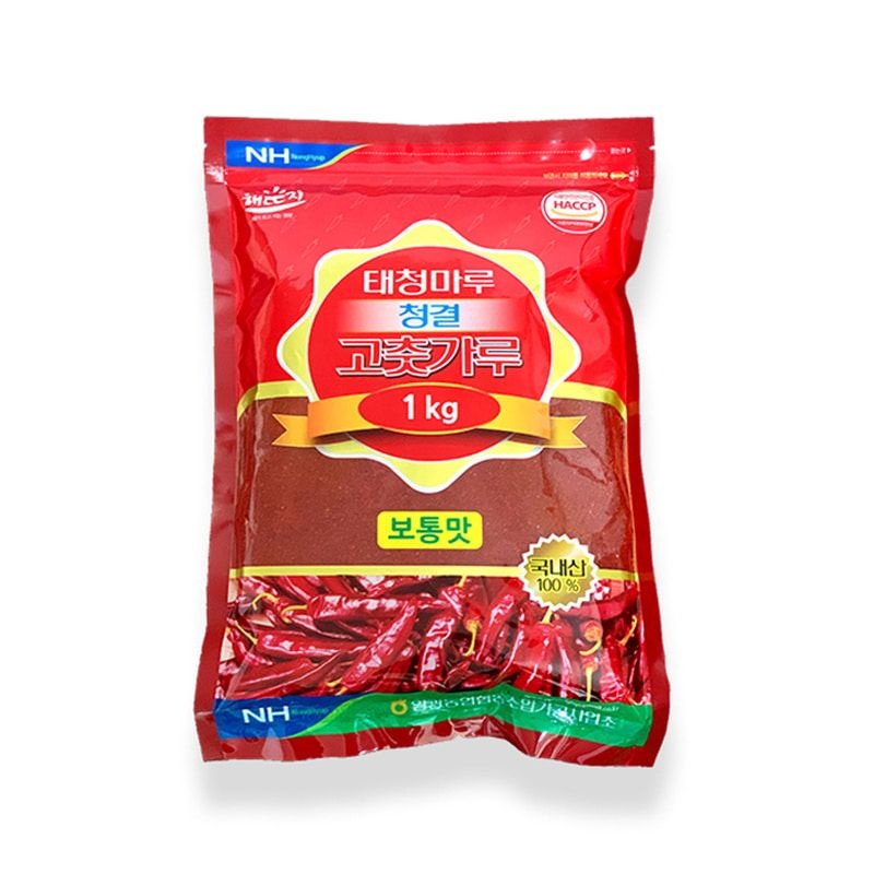 [온누리상품 상생페이백] 영광농협 25년산 태청마루 청결 고춧가루 보통맛 1kg/ 2kg/ 3kg