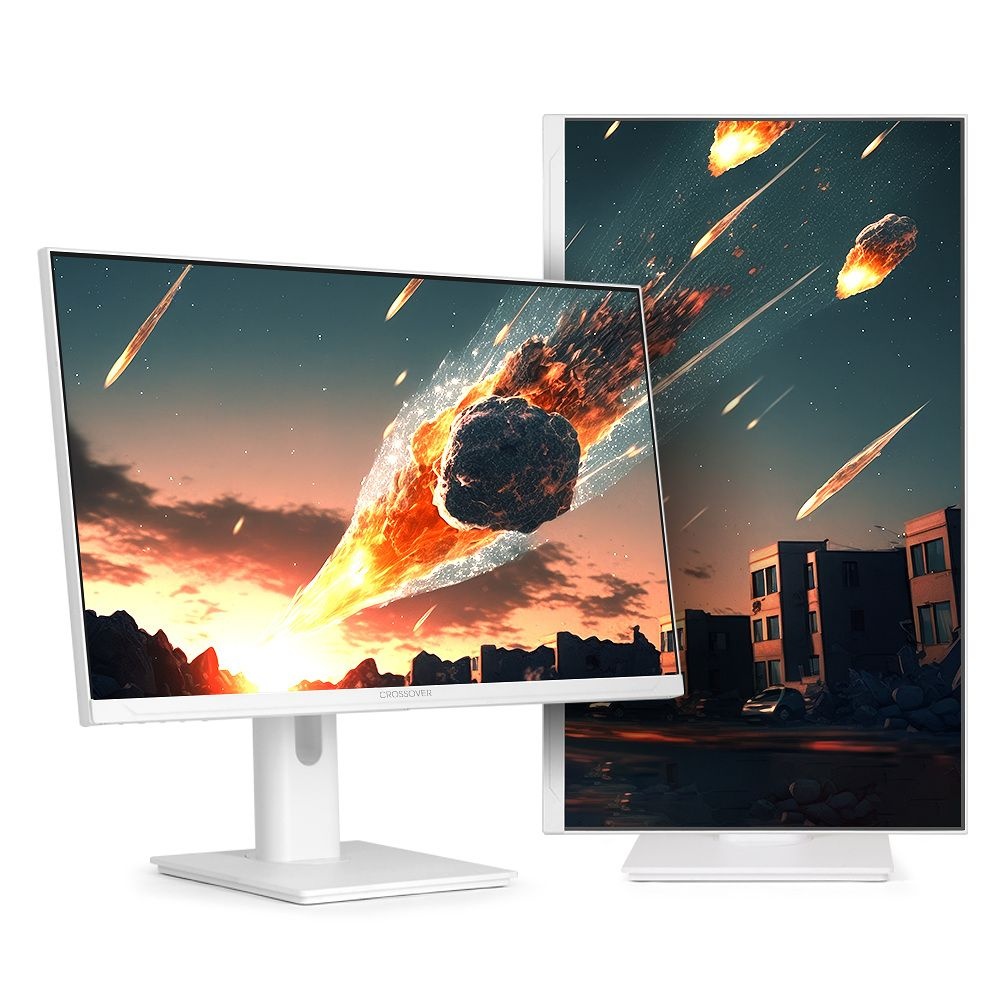 크로스오버 27QA955 Fast-iPS 200 WQHD 화이트 게이밍 멀티스탠드 Ai 무결점