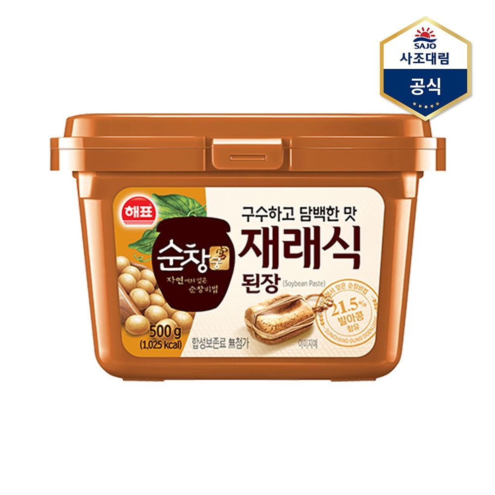 해표 [사조] 순창궁재래식 된장 500g