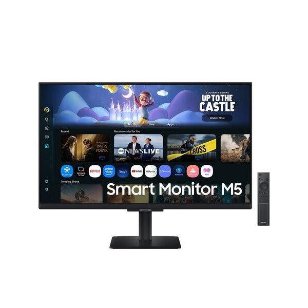 상품상세참조 [온누리상품 상생페이백] 삼성 스마트 모니터 M5 S27AM500 삼성빅스비가능/유튜브/넷플릭스/무선 덱스/탭뷰
