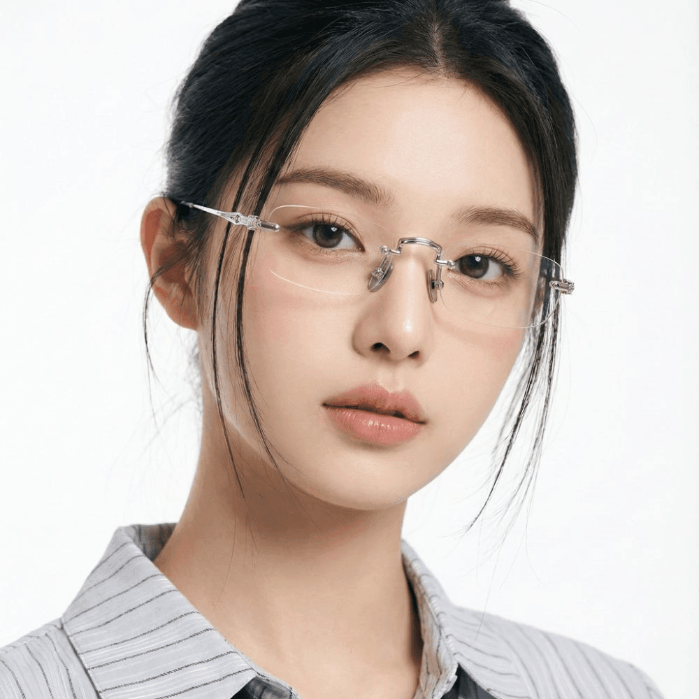 아이돌 긱시크 블루라이트 타잔 패션 무테 스트릿 안경 무도수 차단 레트