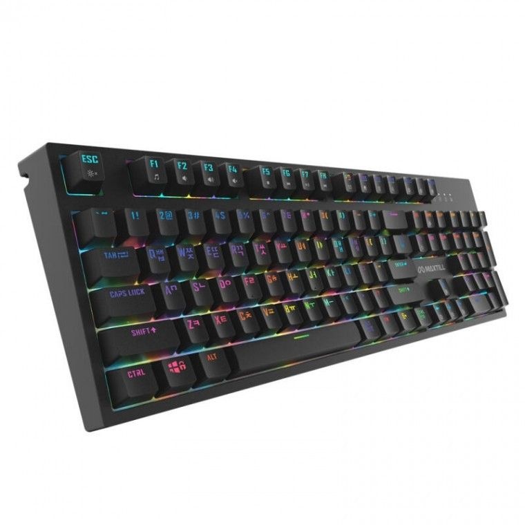 맥스틸 G770K PRO RGB 기계식 키보드 블랙 광축