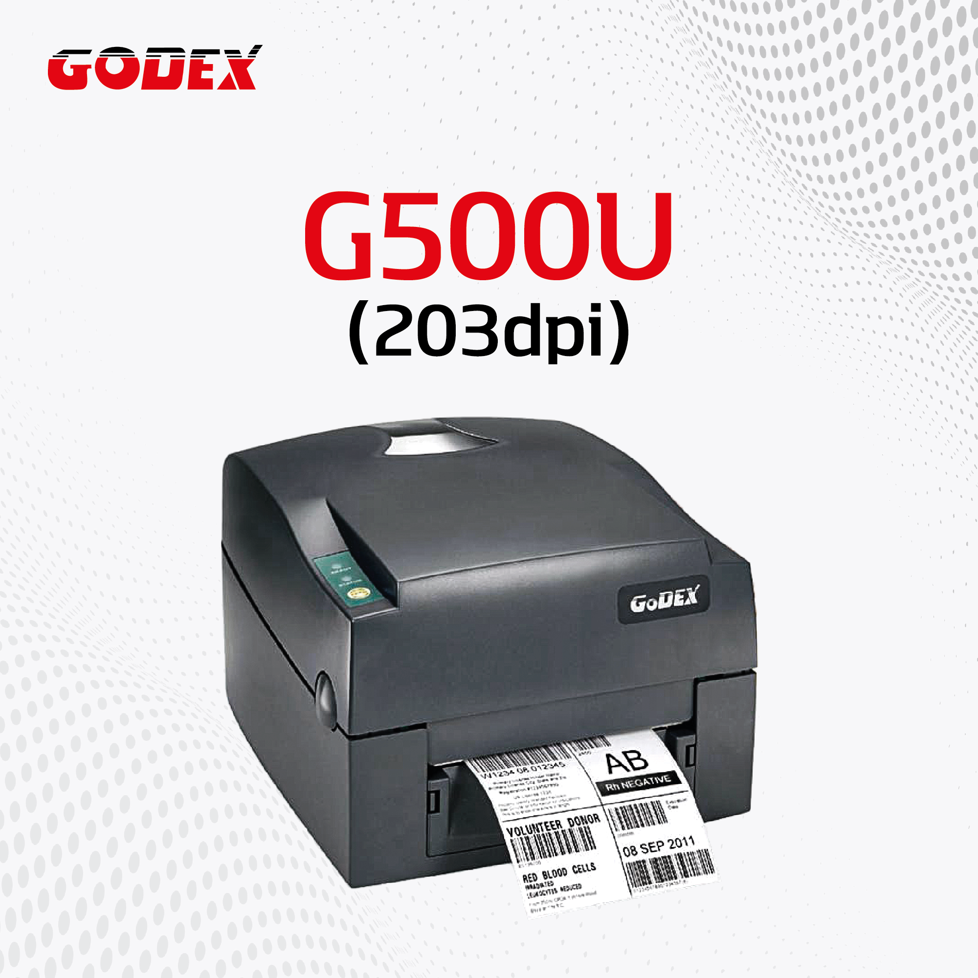 [오늘출발] GODEX 고덱스 G500U 203dpi 스티커 바코드 라벨 프린터  원격설치지원
