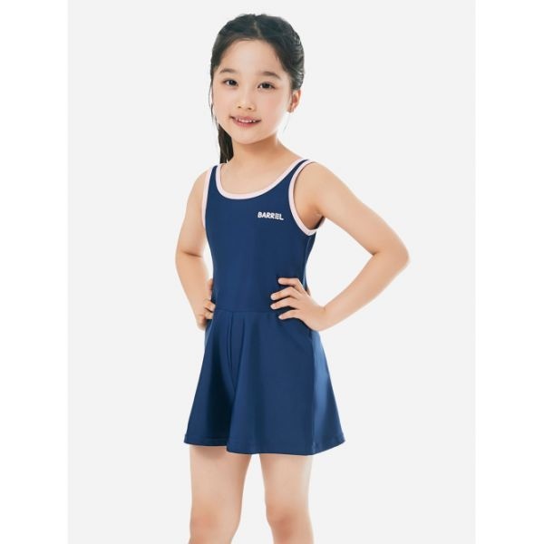 <매장정품> BARREL 배럴 여아 에센셜 U백 스커트 반신 수영복 네이비 (B5SKSWH303NAV) B5SKSWH303NAV 852029