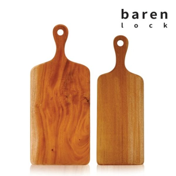 [PT.WOOD PHIL GALLERY]비프로젝트 바른락 마호가니 우드 플레이팅 도마 2종(대,중)