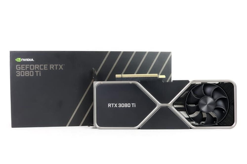 [해외] Geforce RTX 3080 Ti 12GB GDDR6X PCI Express 4.0 그래픽 카드 티타늄 및 블랙