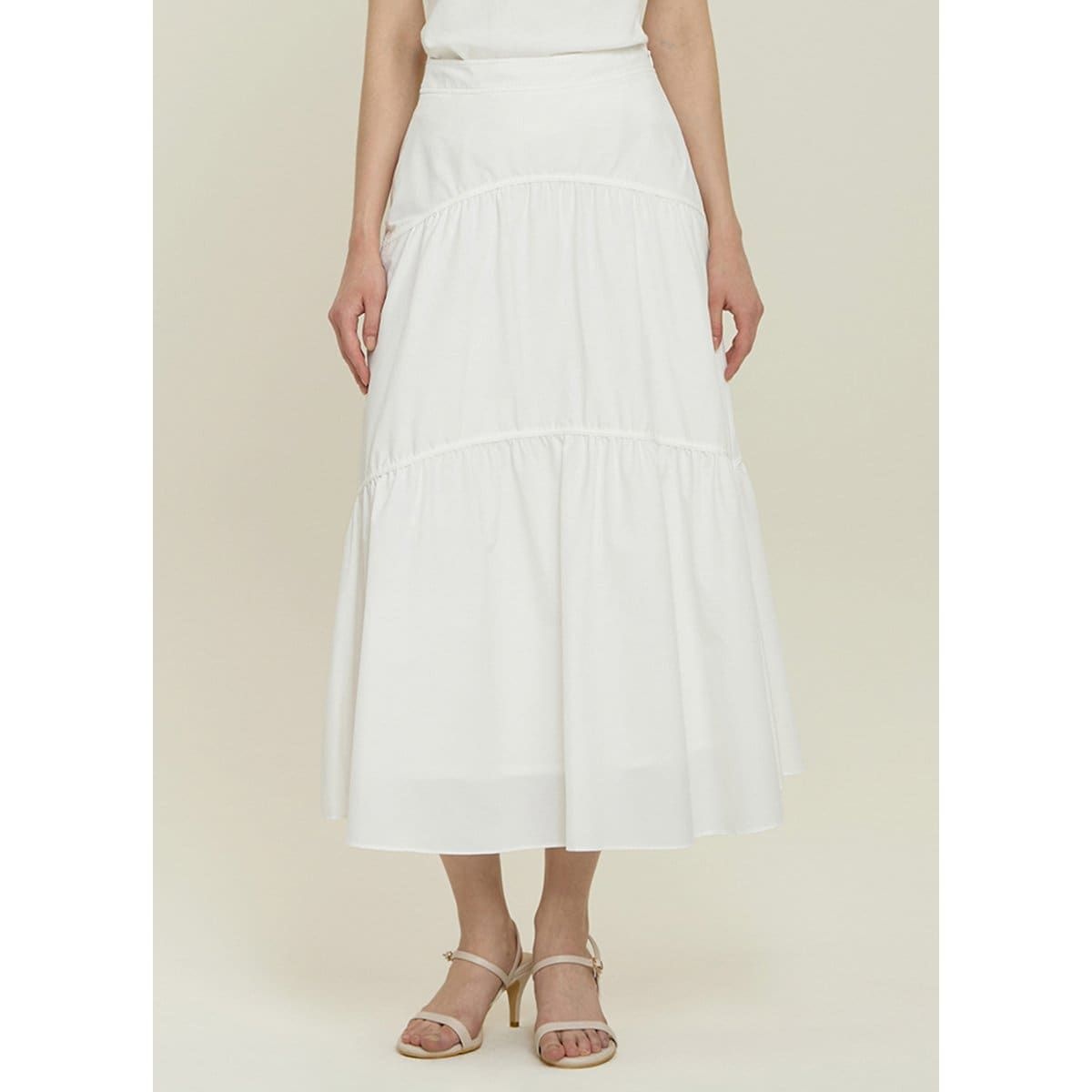 잇미샤 <매장정품> it MICHAA 잇미샤 티어드 셔링 쿨링 스커트 ITP5WSK720 866454