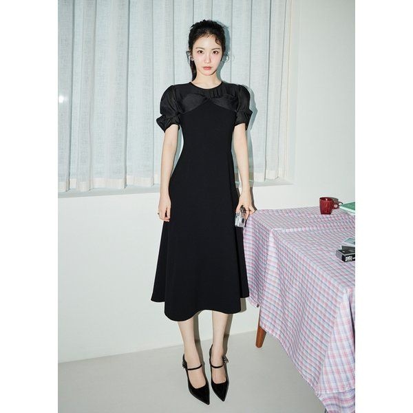 잇미샤 <매장정품> it MICHAA 잇미샤 텍스처 블록 원피스 (ITP3WOP720) 867194