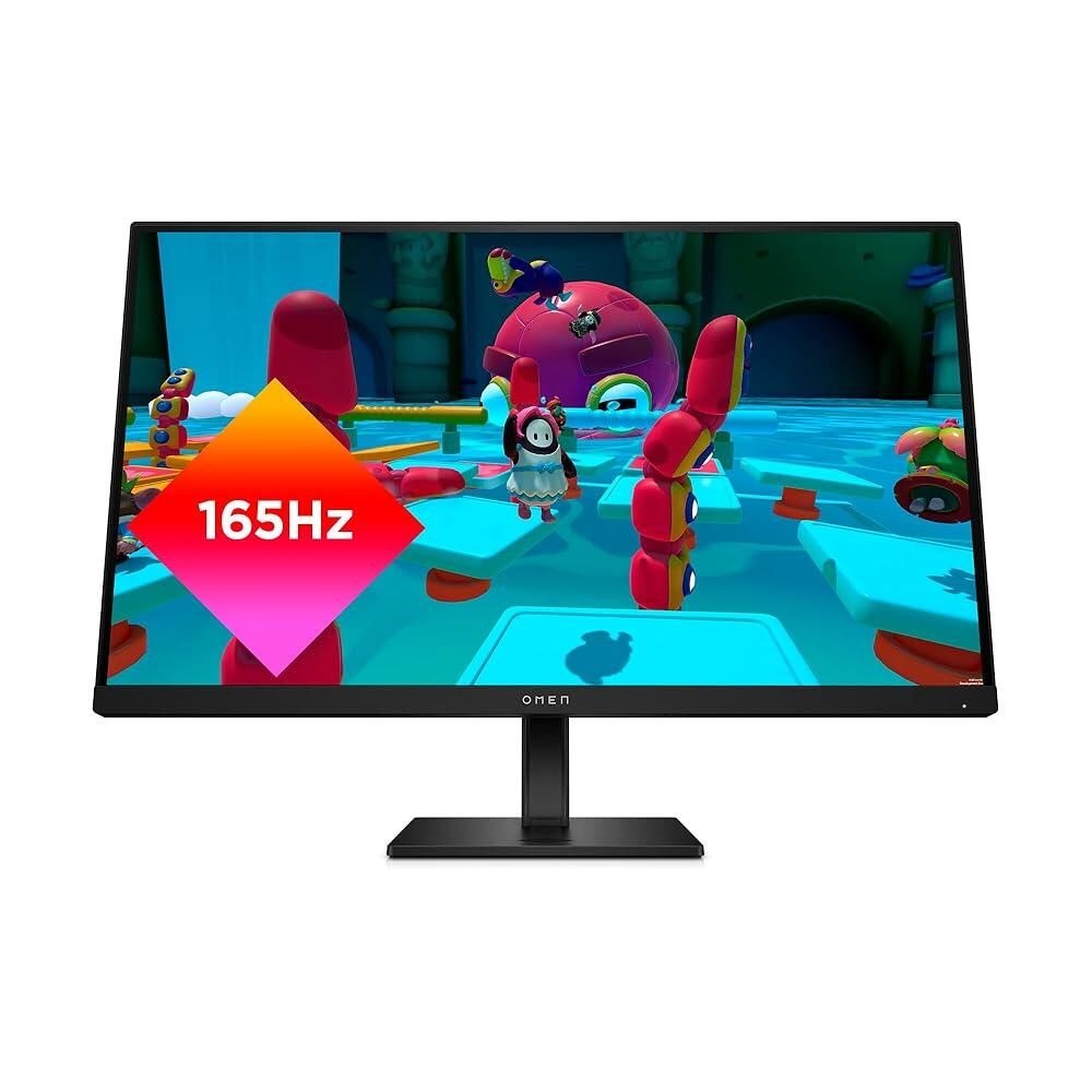 HP [해외] HP OMEN 27q QHD 165Hz 게이밍 모니터, 디스플레이2560 x 1440, IPS 패널, 99% sRGB, 95% DCI-P3, 16:9, AMD FreeSync 프리미엄 기술, 2023,