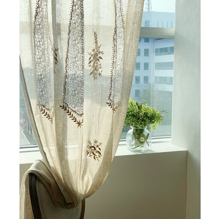 꼬떼따블 [AK분당점] [꼬떼따블] 낭트 내츄럴 린넨커튼 140x245