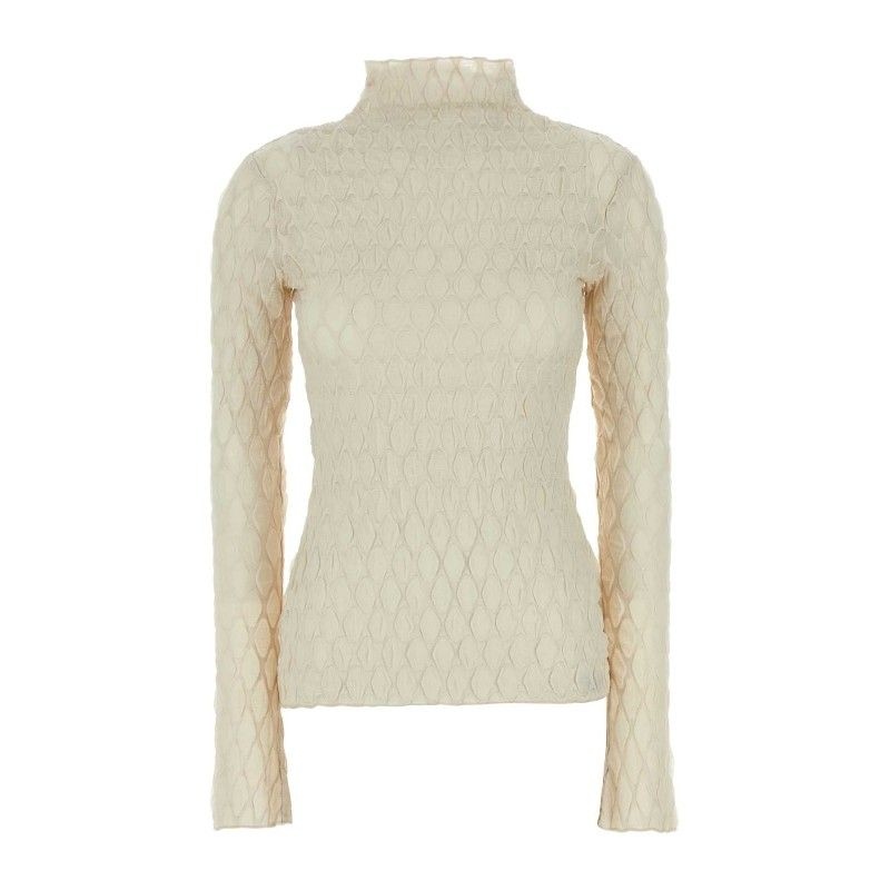 CAMILLA AND MARC 카밀라앤마르코 카밀라앤마크 텍스처 피티드 터틀넥 탑 M2T60668 BONE