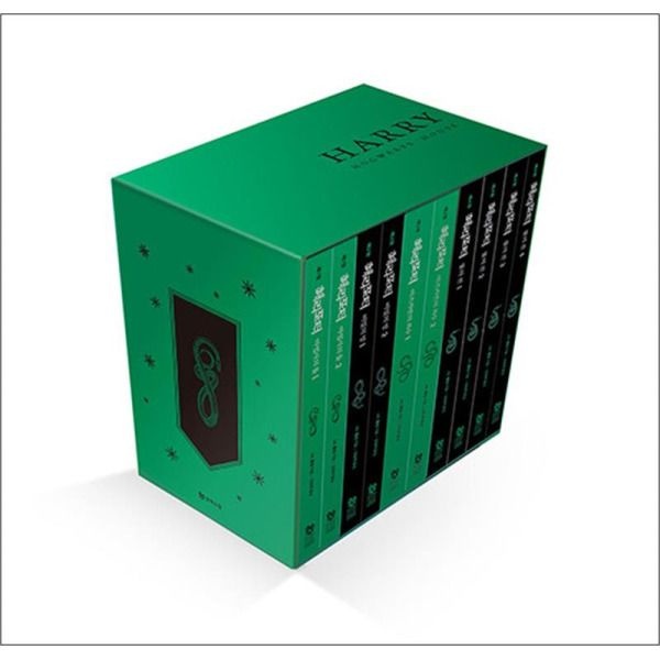 문학수첩 [온누리북스] 해리포터 기숙사 에디션 책 슬리데린 1-4 권 무선 박스 세트 (전10권)