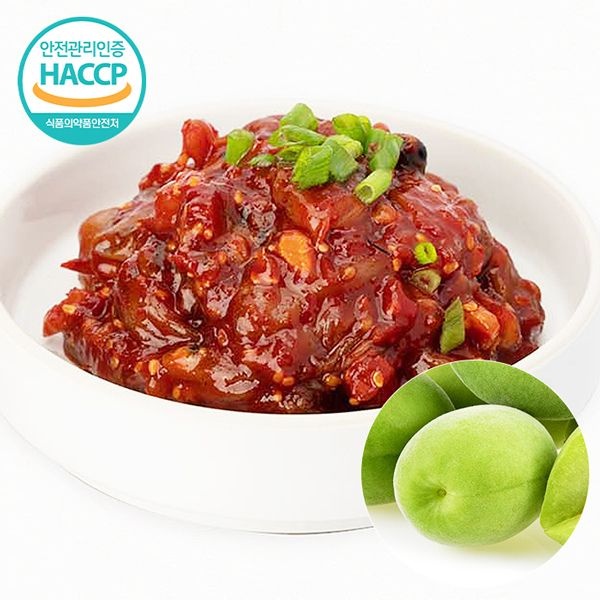 [더젓갈](현대Hmall) [웰굿] HACCP 전북 프리미엄 매실 품은 꼴뚜기젓 230g