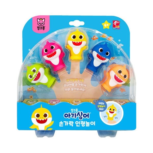 [온누리상품] 피노키오-핑크퐁 아기상어 손가락 인형놀이