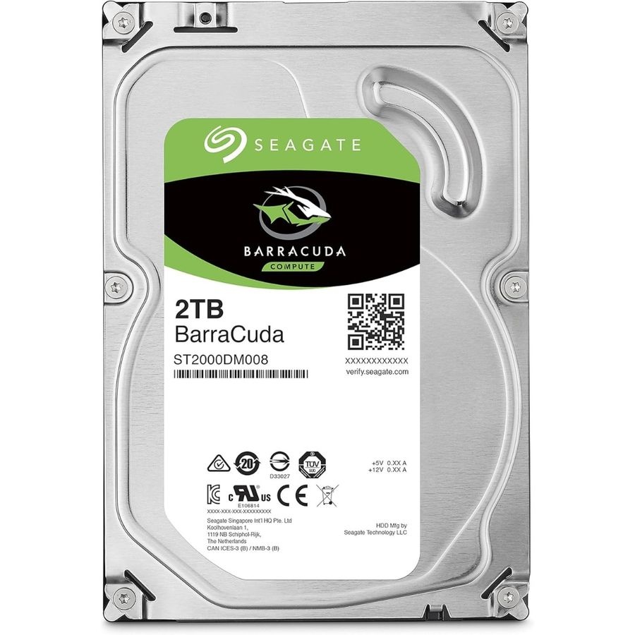 Seagate [해외] Seagate 바라쿠다 2TB HDD 데스크탑 내장형 하드 디스크 드라이브  3.5인치