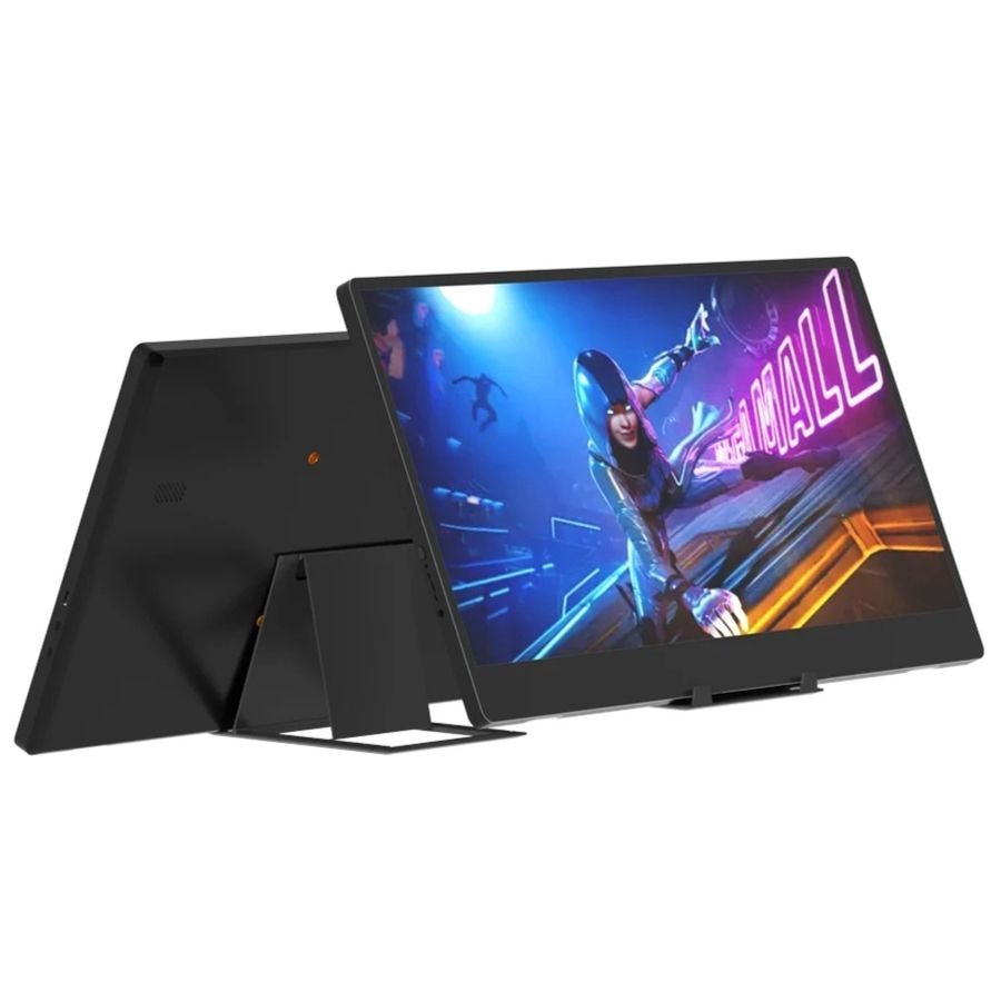 [해외] MUCAI 14인치 휴대용 모니터 1366x768 TN패널 Type-C 내장스피커