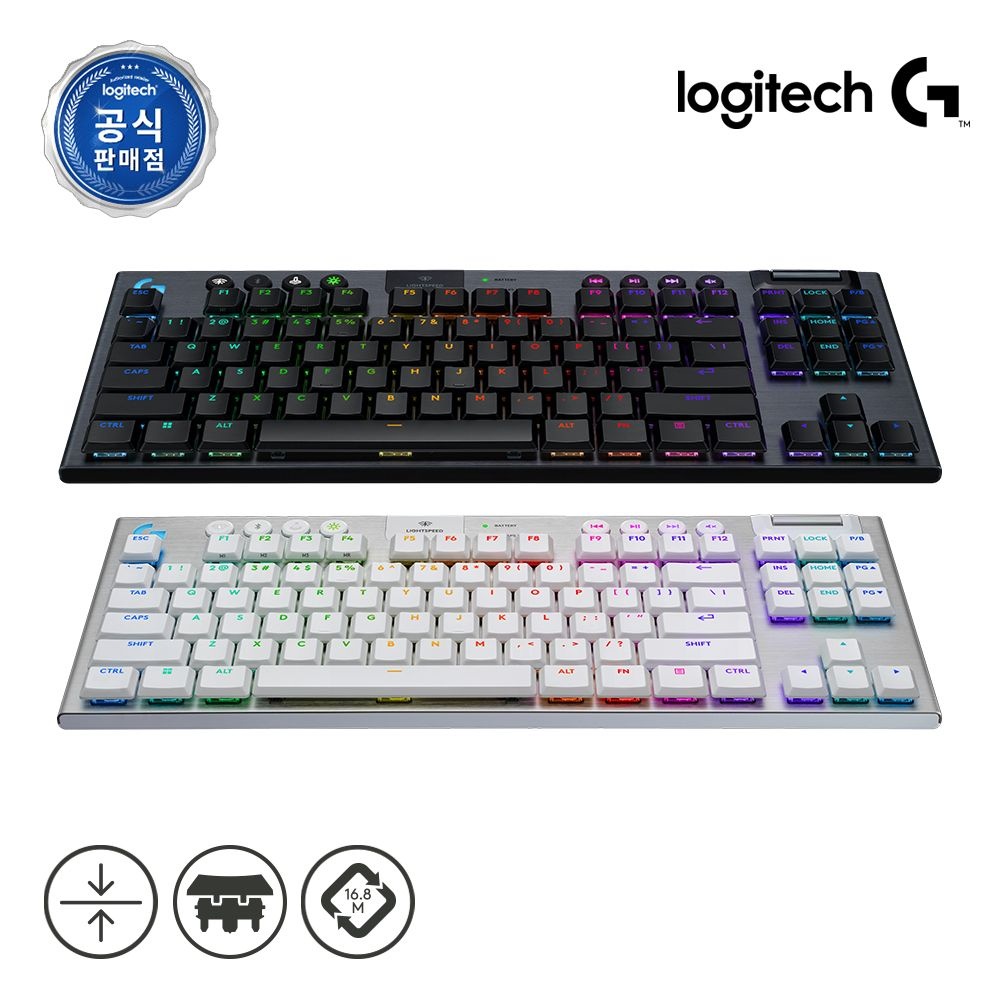로지텍G 로지텍코리아 공식 G915 X TKL 무선 게이밍 키보드