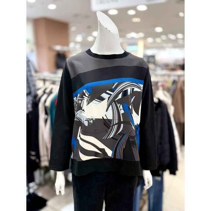 트리아나 소고 [패션플러스][트리아나]소고 세이브존01 프린트 기모 라운드 티셔츠 AI4TA20_GR (44304138)