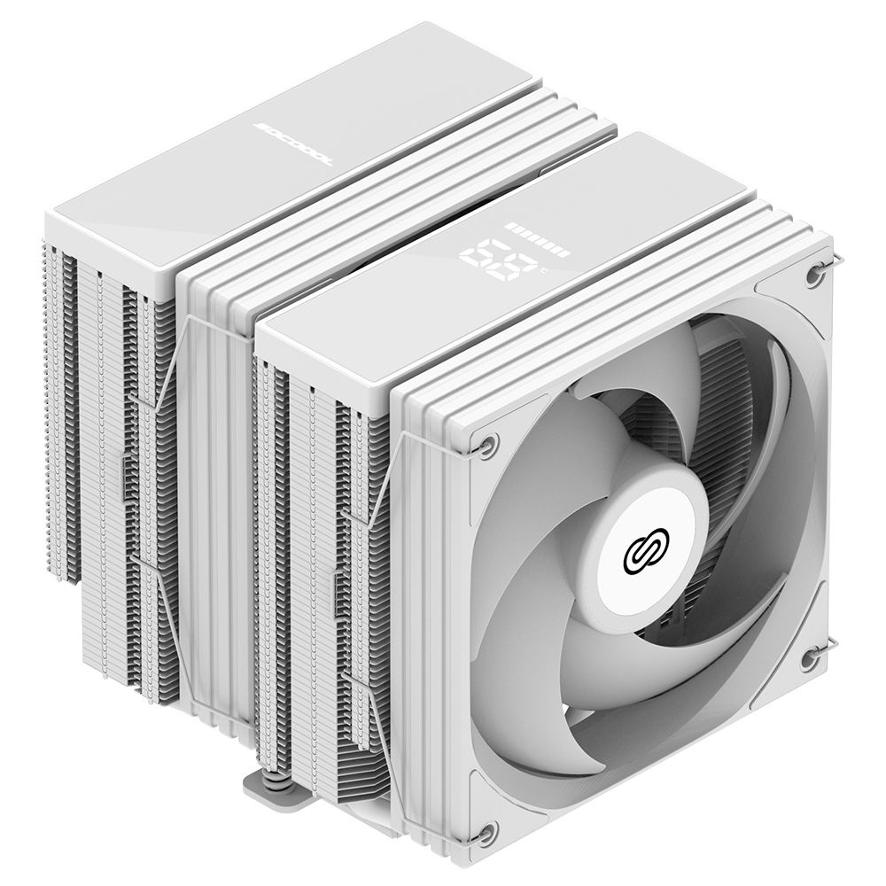 :3RSYS Socoool RC1910N Quiet 쌍철봉 듀얼타워 공랭 CPU 쿨러 (화이트)
