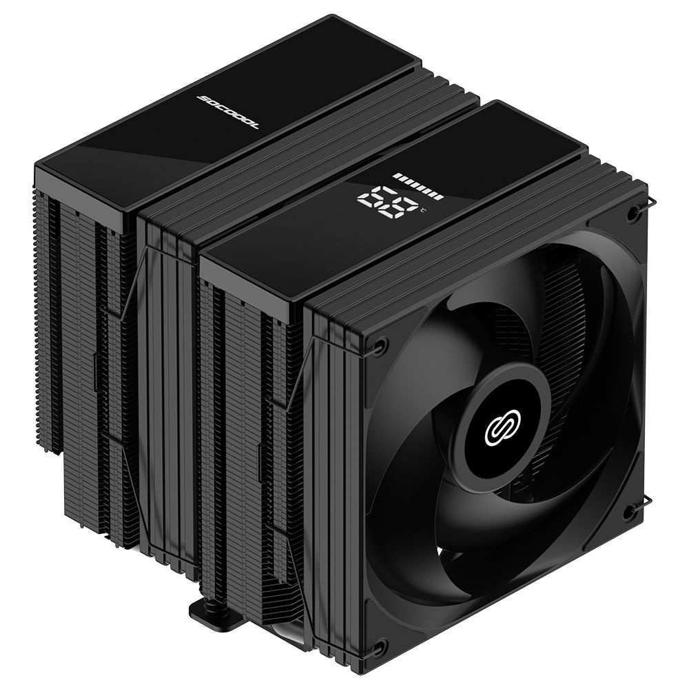 :3RSYS Socoool RC1910N Quiet 쌍철봉 듀얼타워 공랭 CPU 쿨러 (블랙)