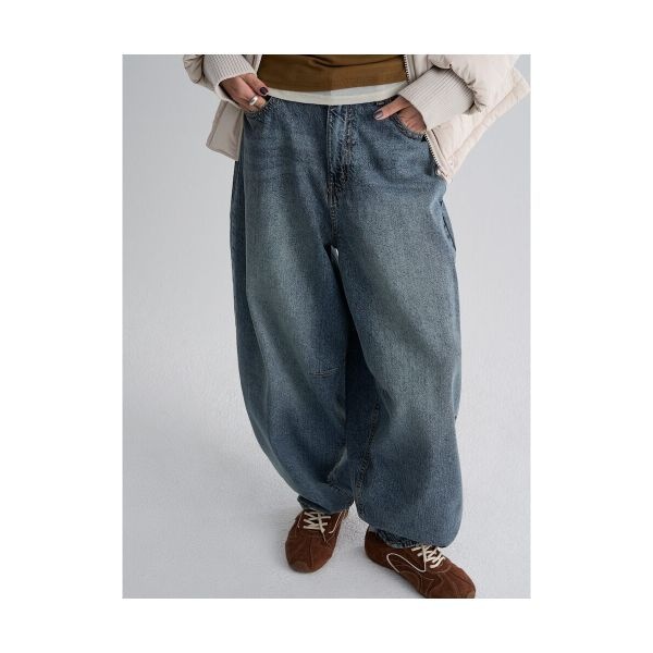 8SECONDS 에잇세컨즈 8SECONDS 다트 벌룬핏 데님 스카이 블루 165X21AP6Q 154324