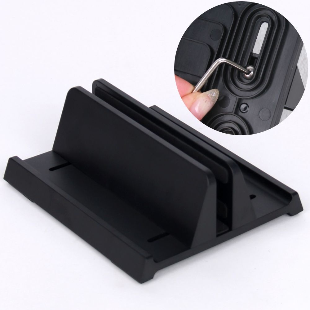 다목적홀더 케이크컵거치대 행사용강연대 접이식스탠드 가발수납대 수직 블랙 세로 노트북 거치대