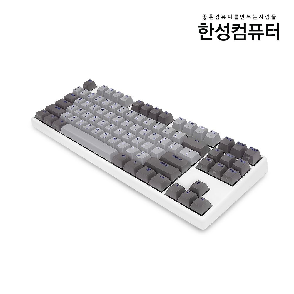 (주)한성컴퓨터 한성컴퓨터 GK993B SKY 블루투스 한글 화이트_딥블루 갈축 (5.0)