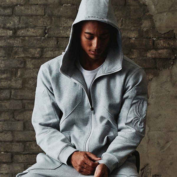 <매장정품> SPYDER 스파이더 남성 로고 셋업 후드 집업 SPJPCNFT303MMGR 883613