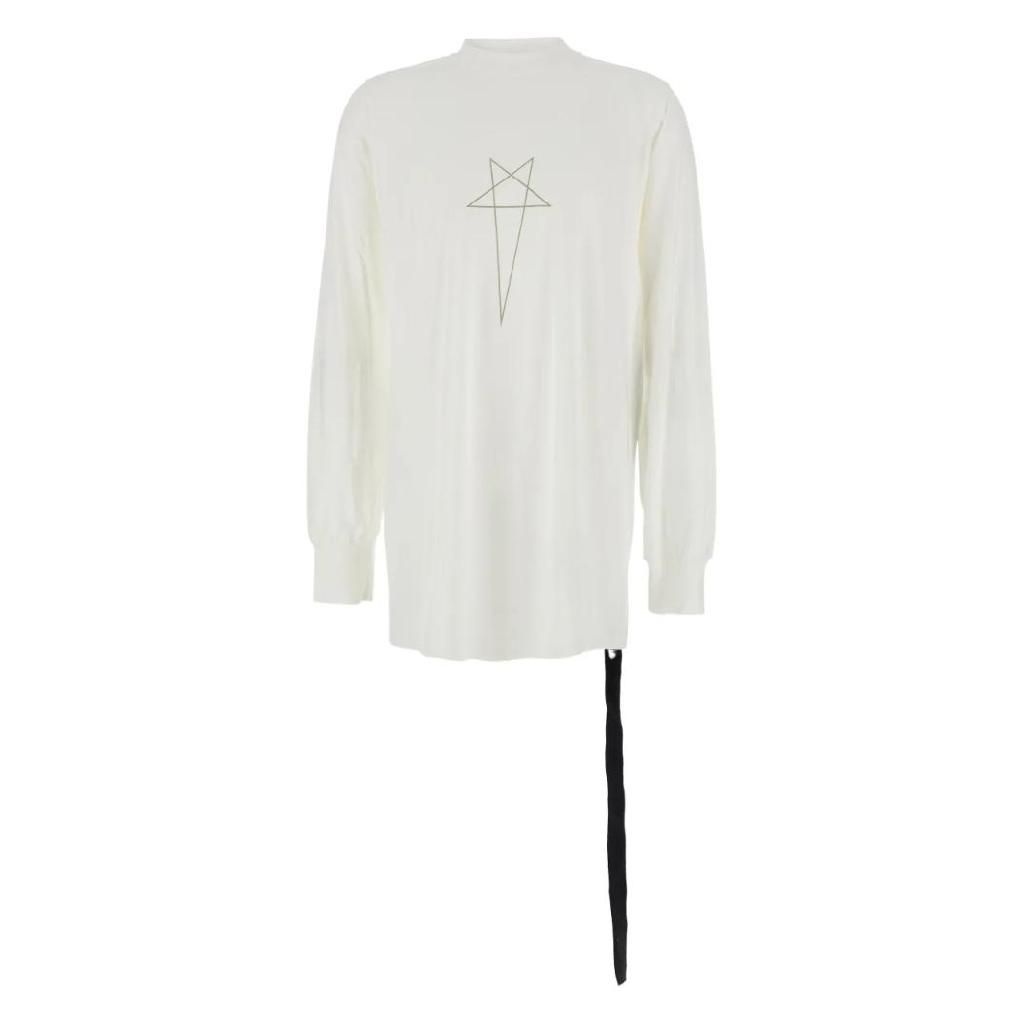 릭오웬스 릭 오웬스 릭오웬스 로고 프린트 크루 넥 티셔츠 DU02E7261RNEP31108 TP447974156