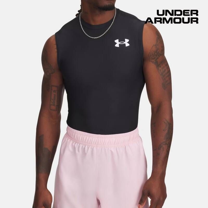 언더아머 언더아머 UNDERARMOUR 남성 HeatGear OG 컴프레션 슬리브리스 1390100-001 41381