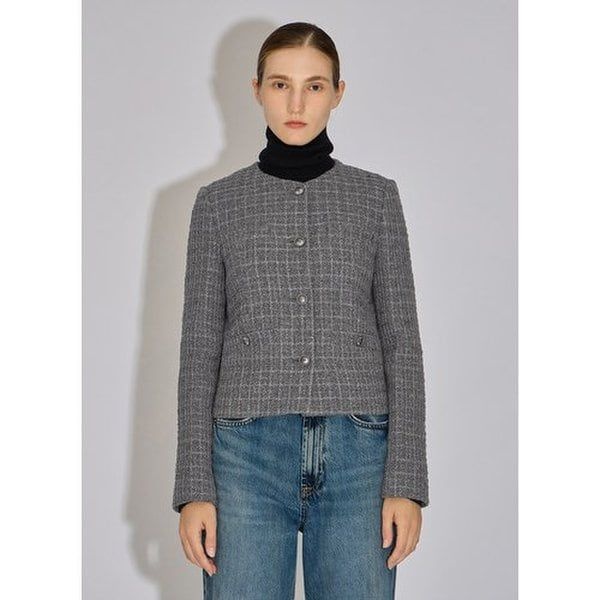 쉬즈미스 <매장정품> SHESMISS 쉬즈미스 글리터 트위드 자켓 (SWWJKO41700) 857456