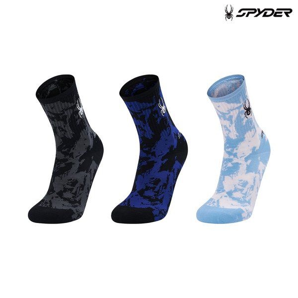 <매장정품> SPYDER 스파이더 남성 자카드 양말 SPKPANSC303M 883374