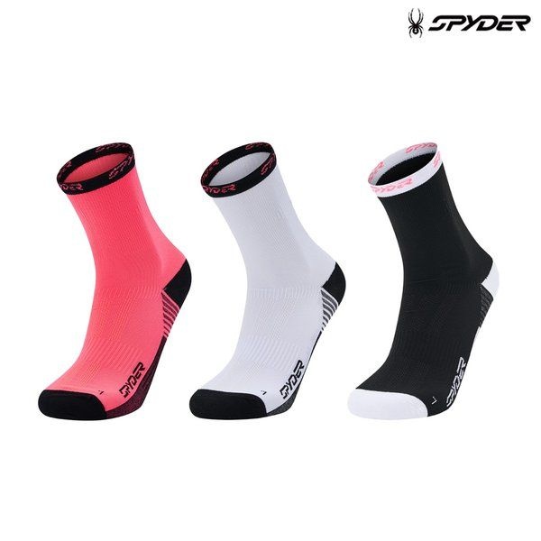 스파이더 <매장정품> SPYDER 스파이더 남성 사이클 로고 중목 양말 SPKPANSC501M 883371