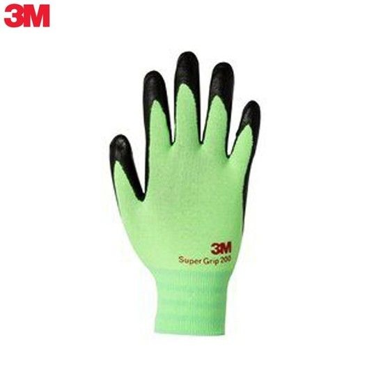 200 3M 코팅장갑 슈퍼그립 칼라장갑 그린 코팅장갑 산업용장갑 공업용장갑
