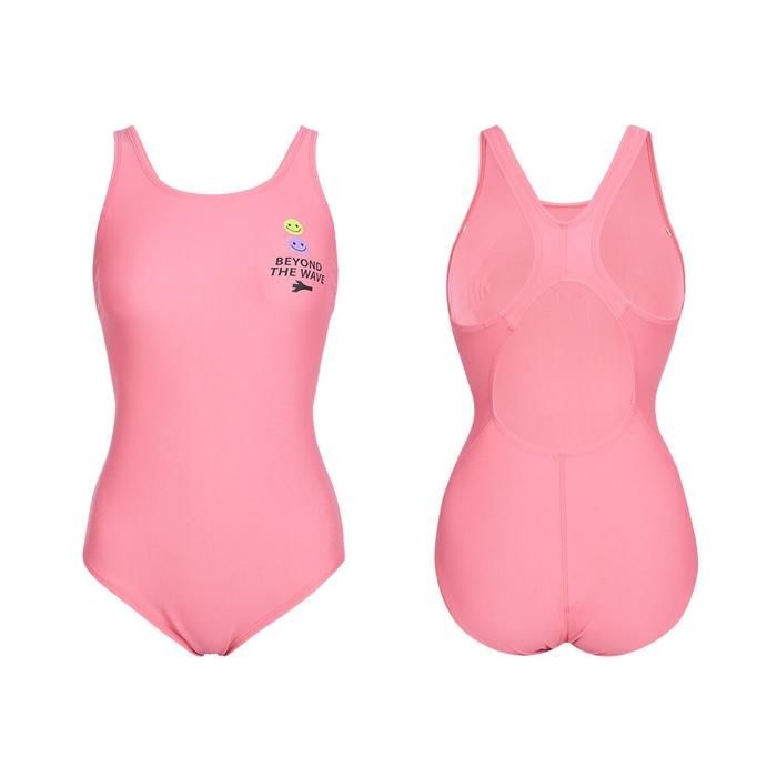 [레노마수영복]여성 스마일리 원피스수영복 코랄 RN-LS2F201-CR_CA