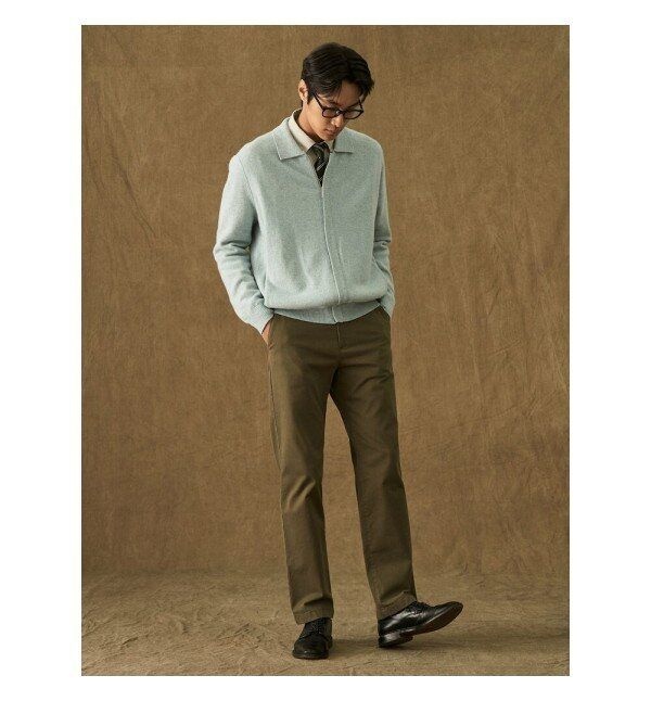 빈폴멘 빈폴 BEANPOLE 기모 코튼 도비 레귤러 팬츠 - 베이지 (BC4Y21C27A) 409085