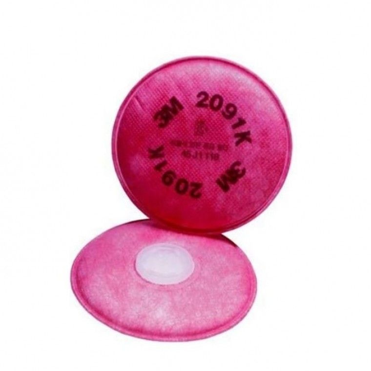 3M 방독 마스크 필터 2091K 전용 방진 필터 2p 세트