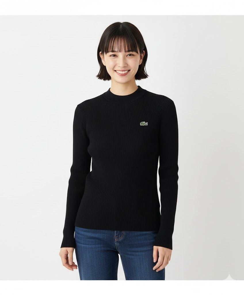 라코스테 여성 lacoste 여성 레이어링 코디 스웨터 AF606E-55N 031