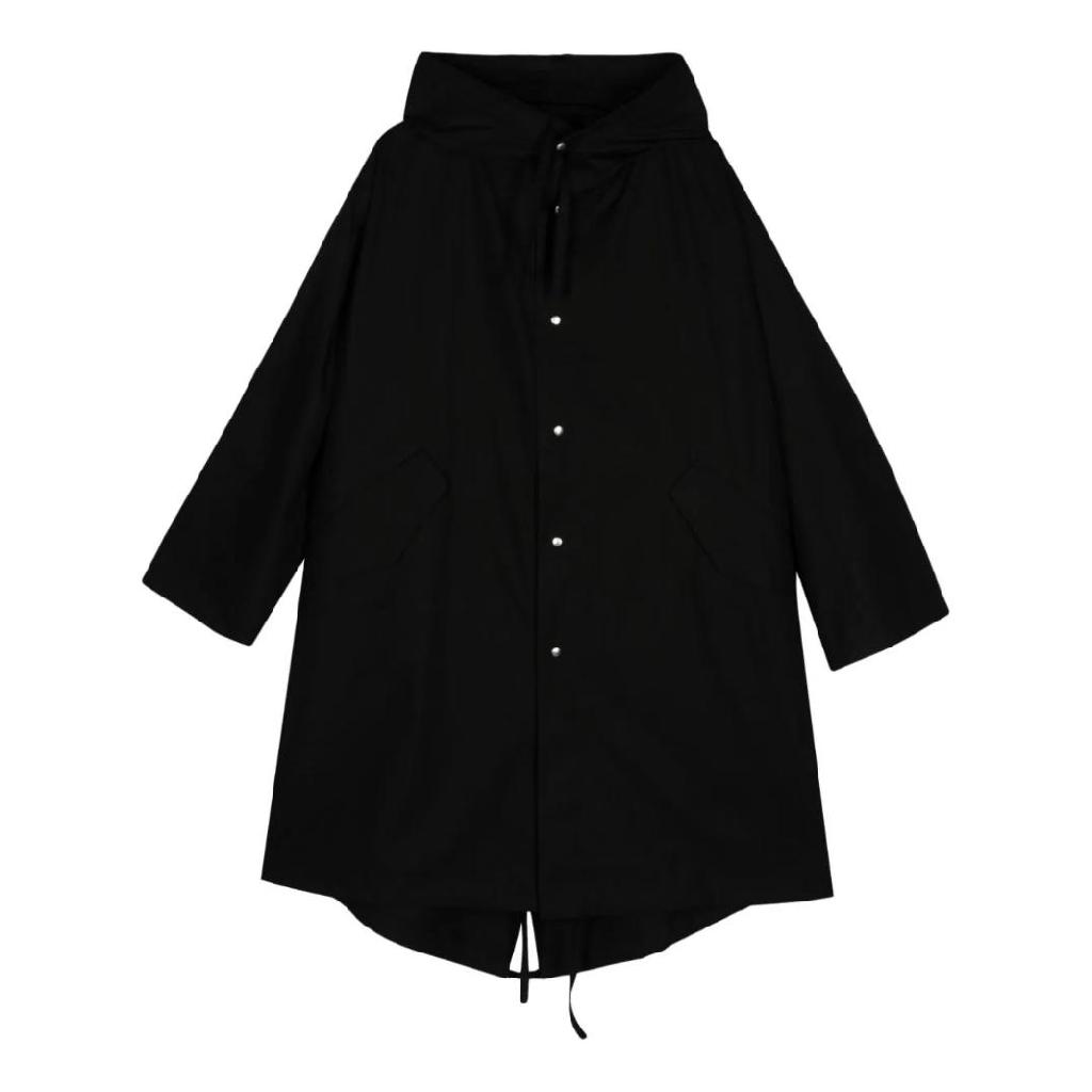 질샌더 로고 프린트 후드 코트 J04AH0002J45026 TP427112073